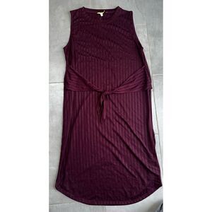 Gianni Bini Maroon Burgundy T Shirt Stretch dress, Women’s Large